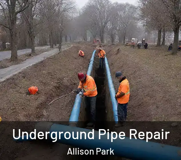  Underground Pipe Repair Allison Park